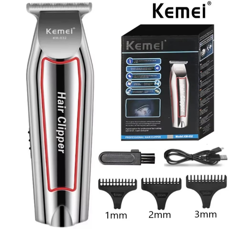 Men'S Grooming Boxes - ماكينة حلاقة كهربائية Kemei KM-032 للرجال،
