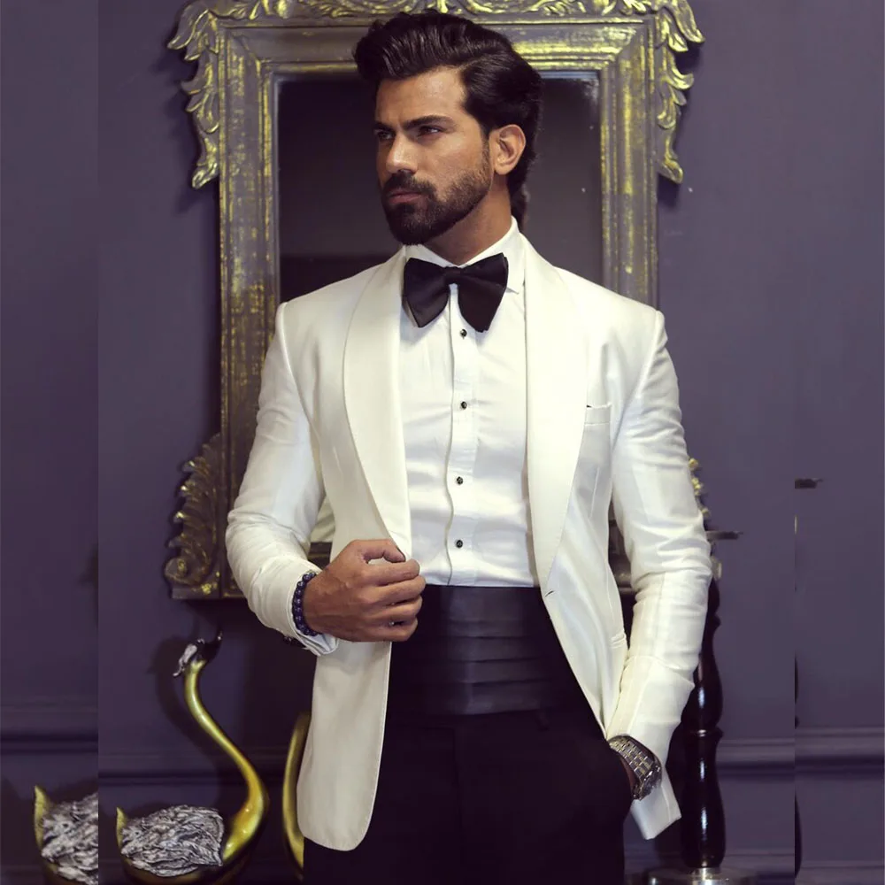 Men'S Grooming Room - جاكيت كلاسيكي على الطراز الإنجليزي شال