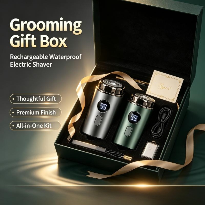 ماكينة حلاقة كهربائية قابلة لإ - مراجعة Men'S Grooming Boxes وسعره
